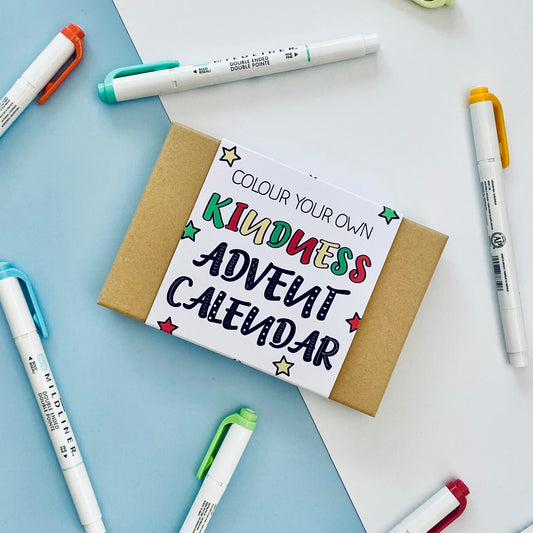 Colour your own kindness advent calendar