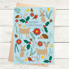 A5 Cute Woodland Christmas Card