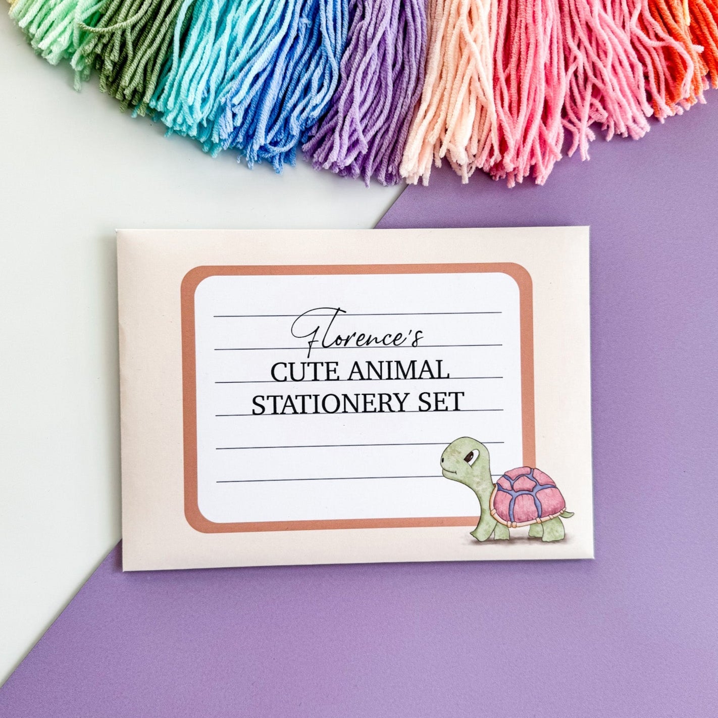 Animal Stationery Set for Kids - Dolly and Fred Designs