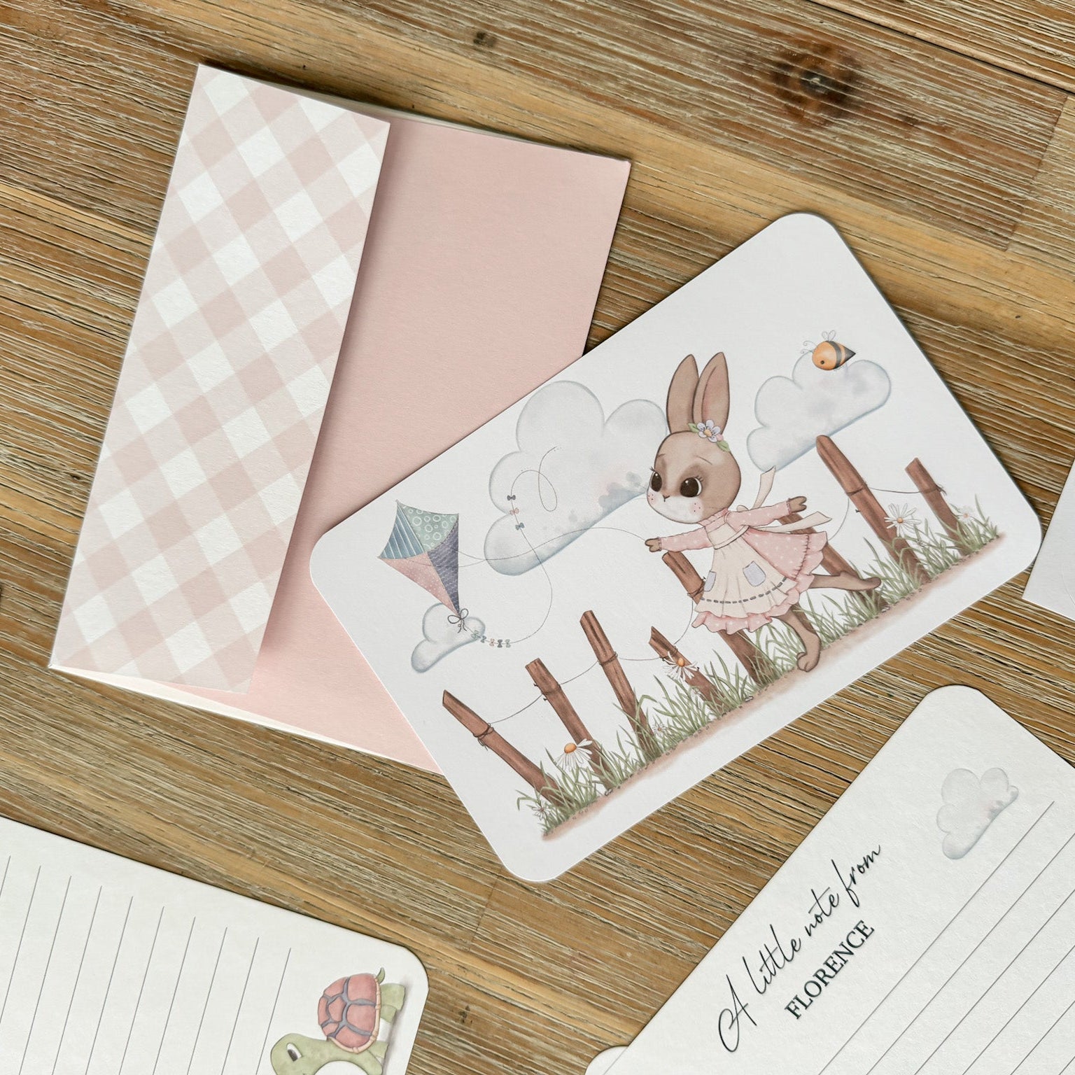 Animal Stationery Set for Kids - Dolly and Fred Designs