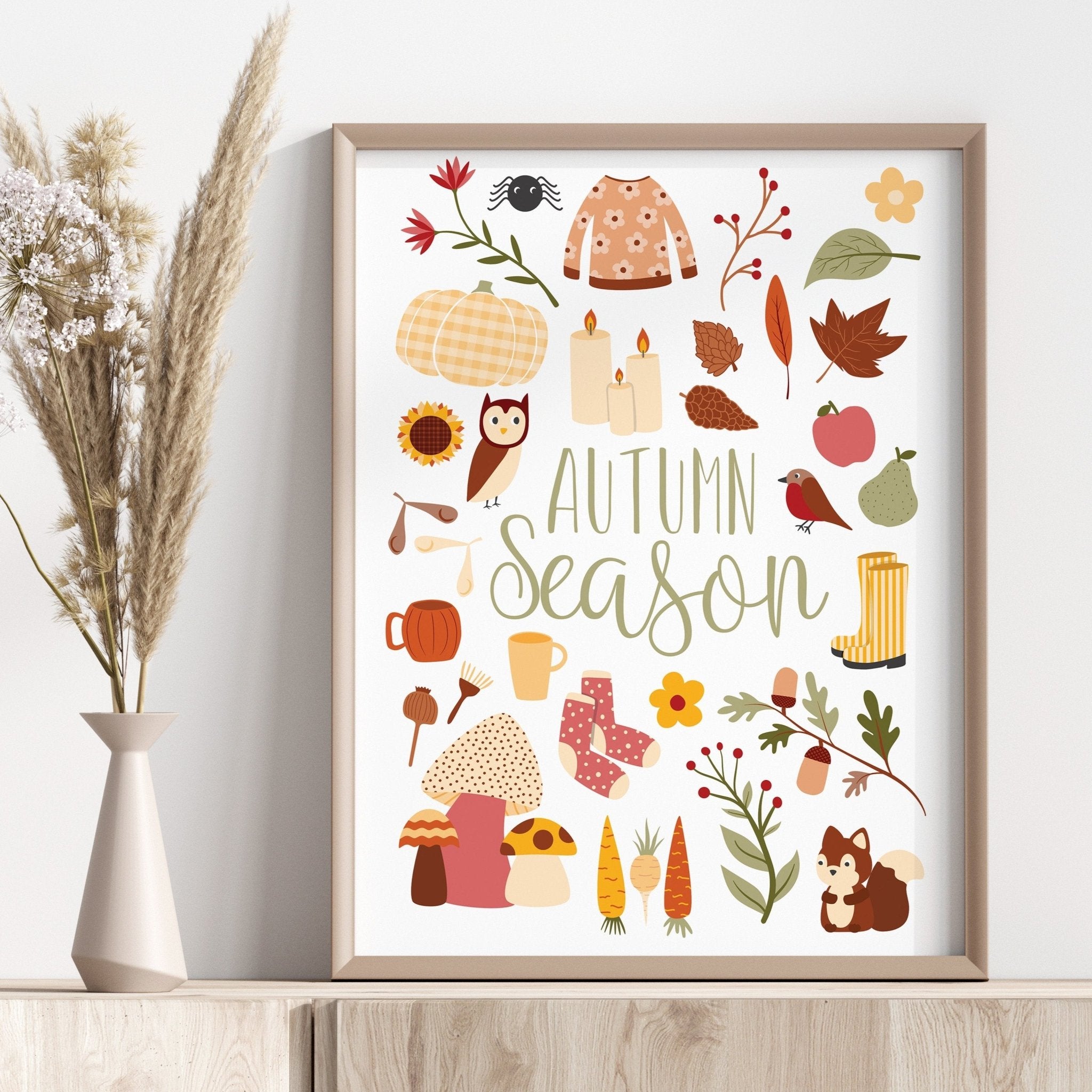 Autumn Season Wall Decor - Dolly and Fred Designs