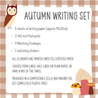 Autumn Writing Set - Dolly and Fred Designs