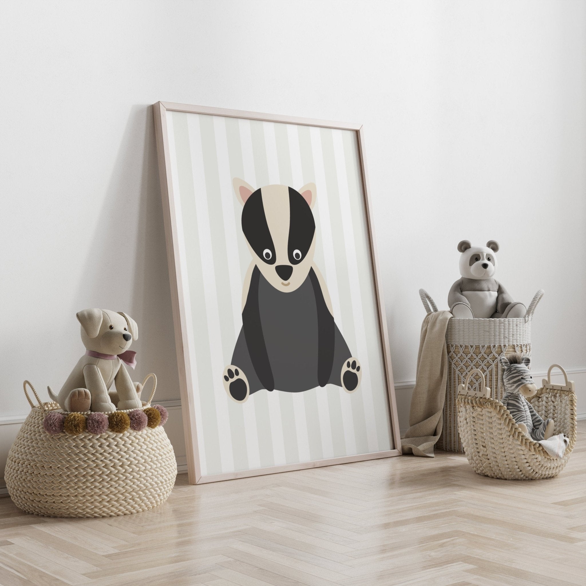 Boho Woodland Animal Nursery Prints - Dolly and Fred Designs