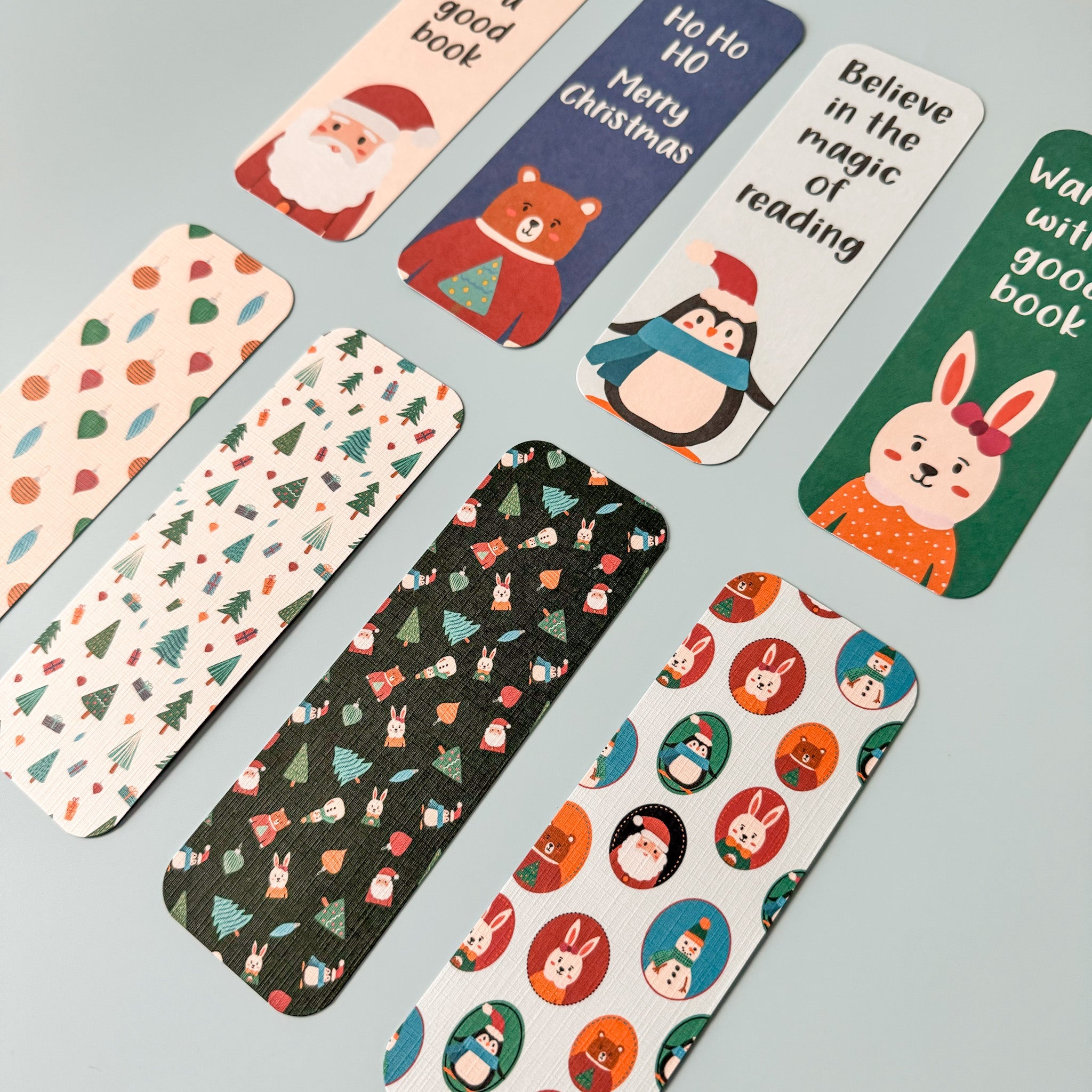 Christmas Character Bookmarks - Dolly and Fred Designs