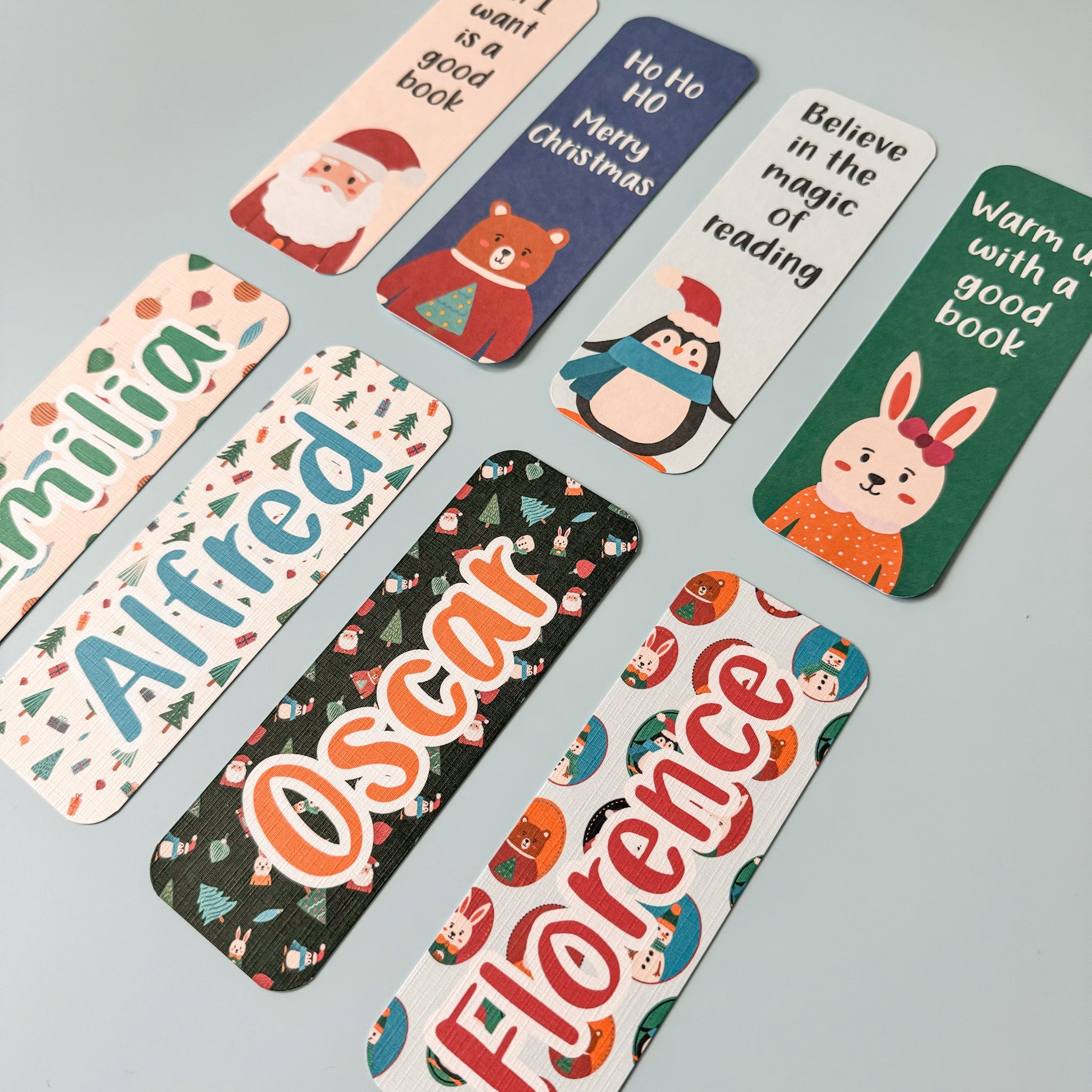 Christmas Character Bookmarks - Dolly and Fred Designs