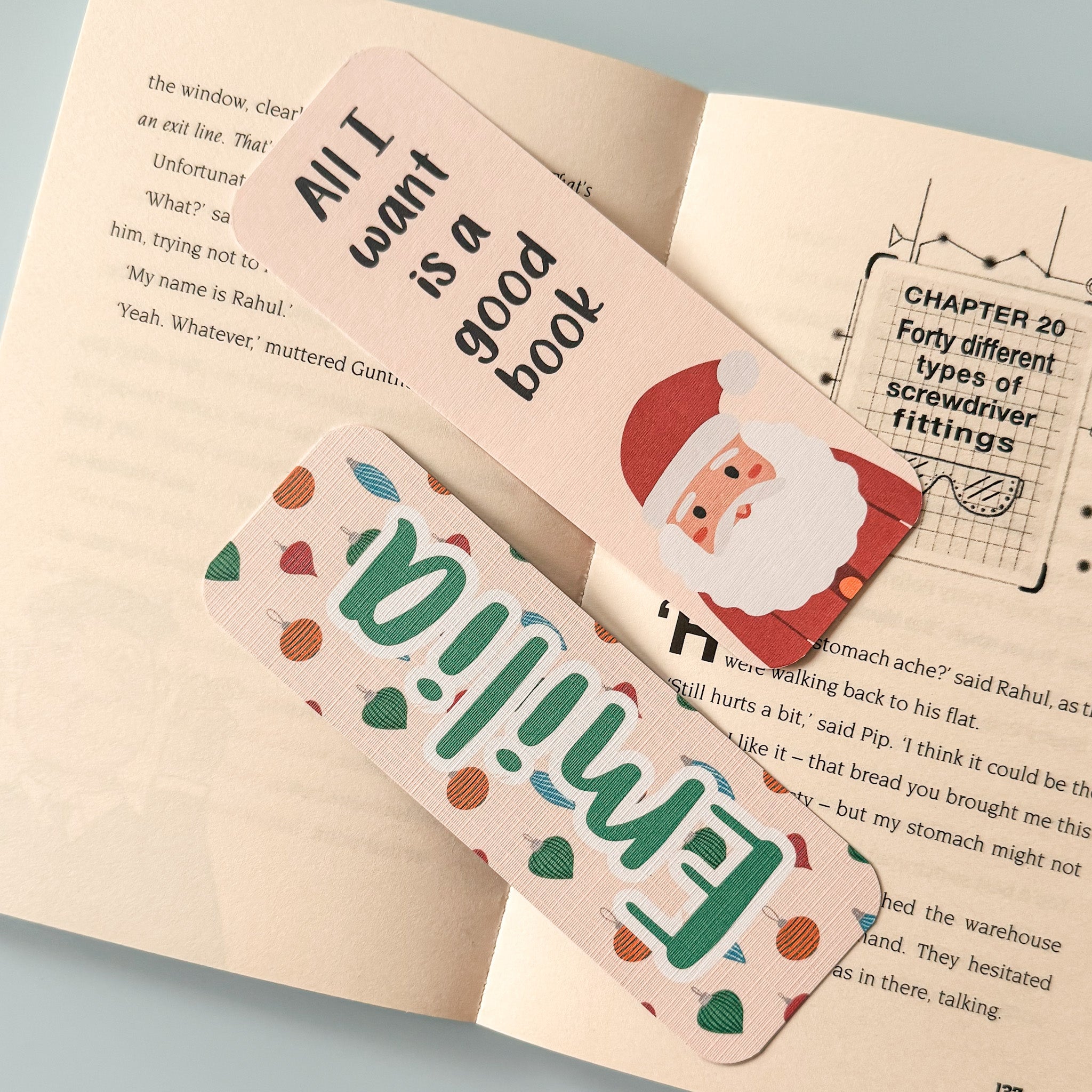 Christmas Character Bookmarks - Dolly and Fred Designs