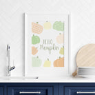 Cosy Hello Pumpkin Print - Dolly and Fred Designs