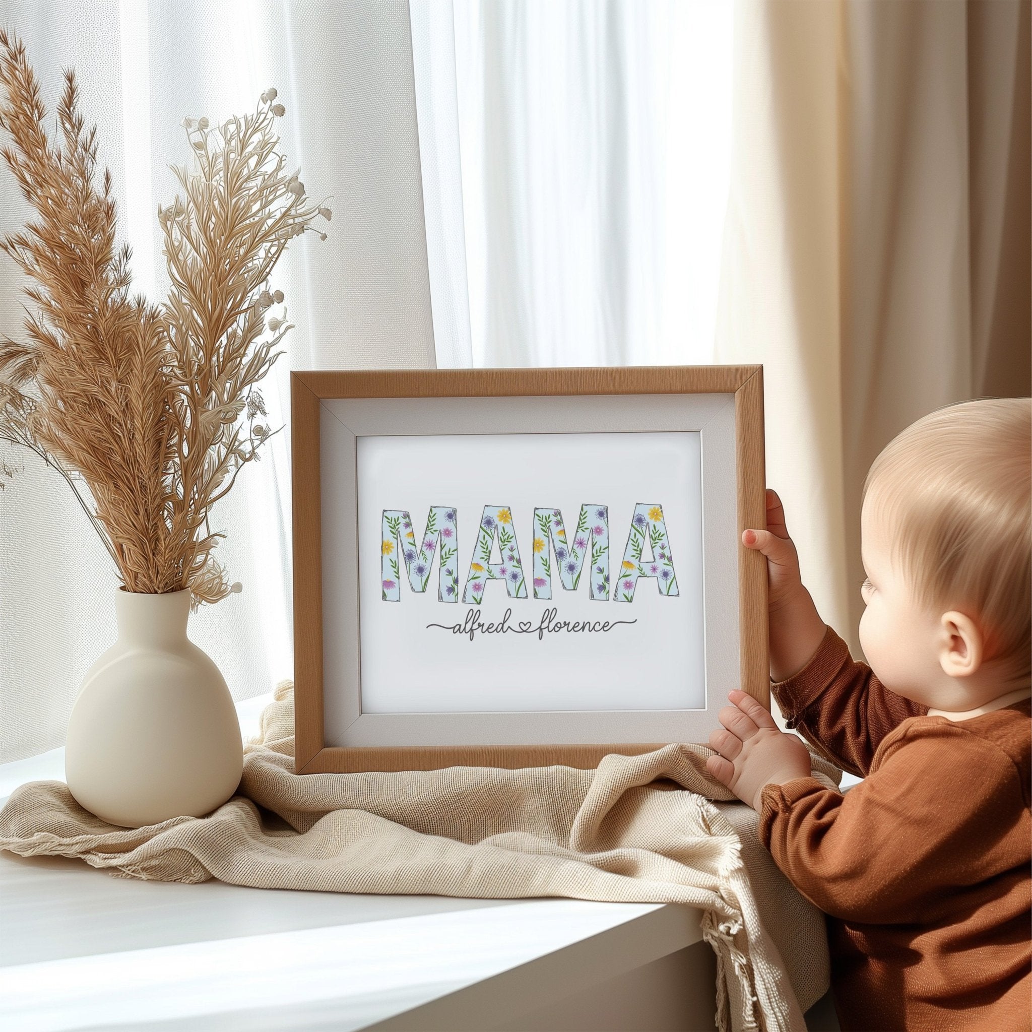 Mama wall art print - Dolly and Fred Designs