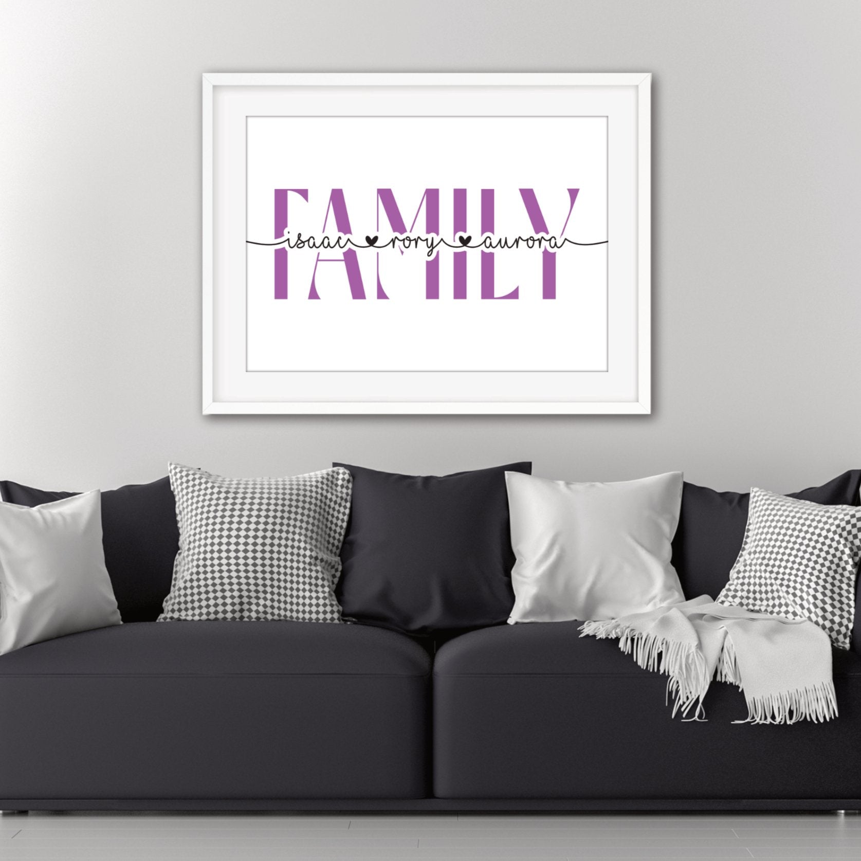 Personalised Family Print - Dolly and Fred Designs