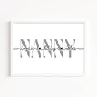 Personalised Nanny Print - Dolly and Fred Designs