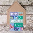 Personalised Ocean Animal Birthday Card - Dolly and Fred Designs