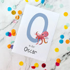 Personalised Octopus Name Print - Dolly and Fred Designs