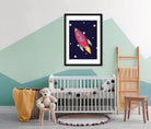 Personalised Outer Space Print Set - Dolly and Fred Designs