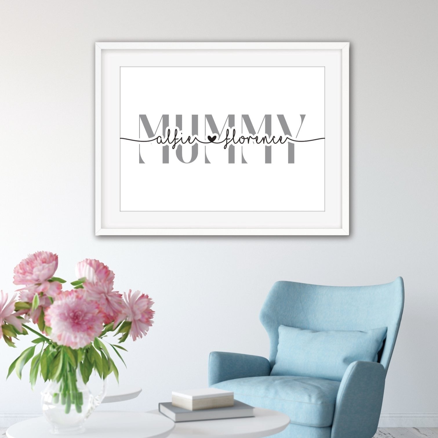 Personalised Print for Mummy - Dolly and Fred Designs