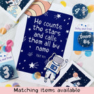 Personalised space birthday card - Dolly and Fred Designs