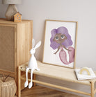 Pink and purple mermaid nursery print set - Dolly and Fred Designs