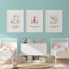 Pink Ocean Bible Verse Nursery Print set - Dolly and Fred Designs