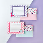 Pink Unicorn Writing Set for Children - Dolly and Fred Designs