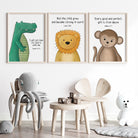 Safari Bible Verse Prints, Set of 3 - Dolly and Fred Designs