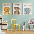 Safari themed nursery bible verse prints - Dolly and Fred Designs