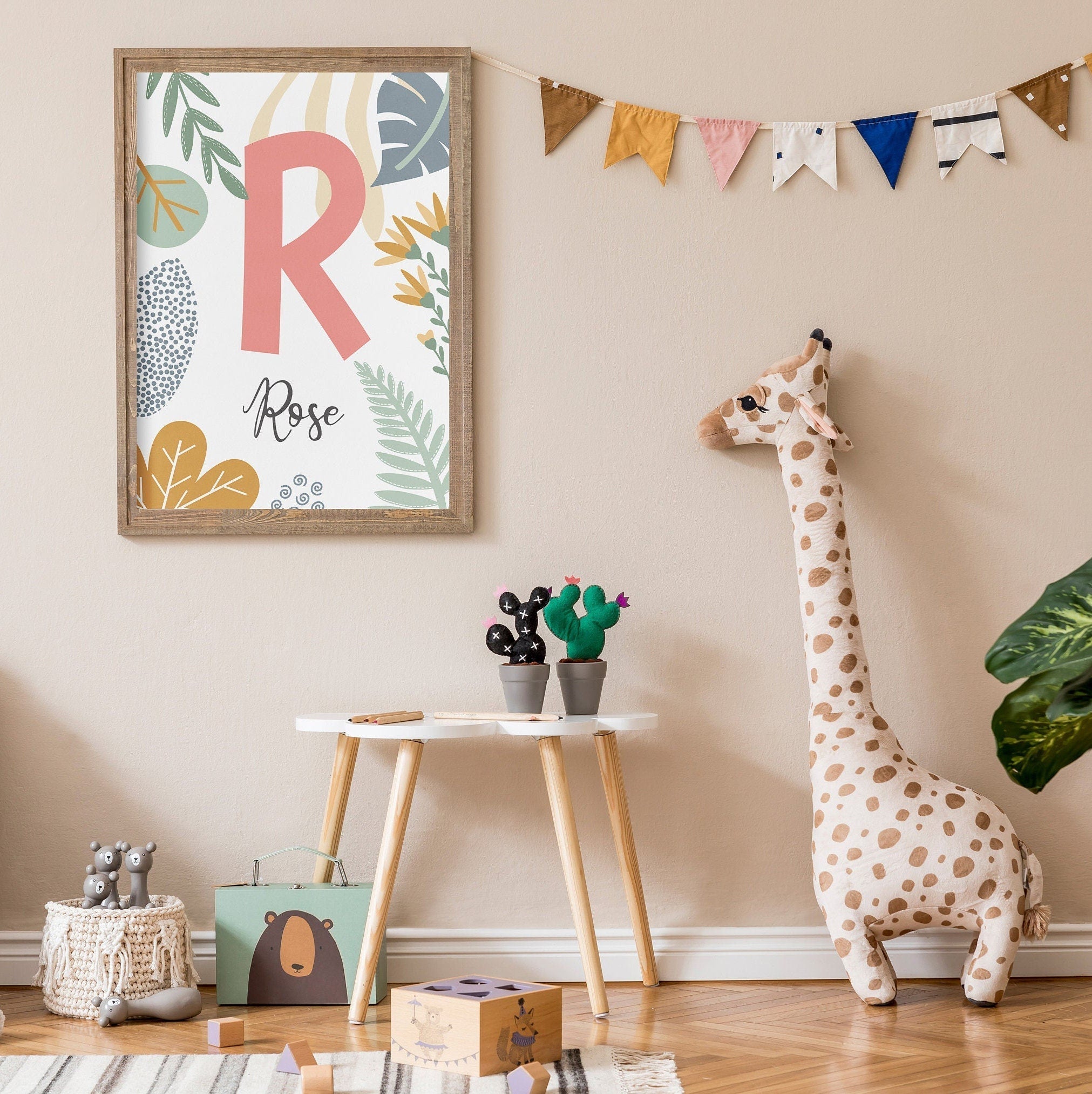 Scandi Themed Dinosaur Print Set - Dolly and Fred Designs