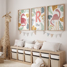 Scandi Themed Dinosaur Print Set - Dolly and Fred Designs