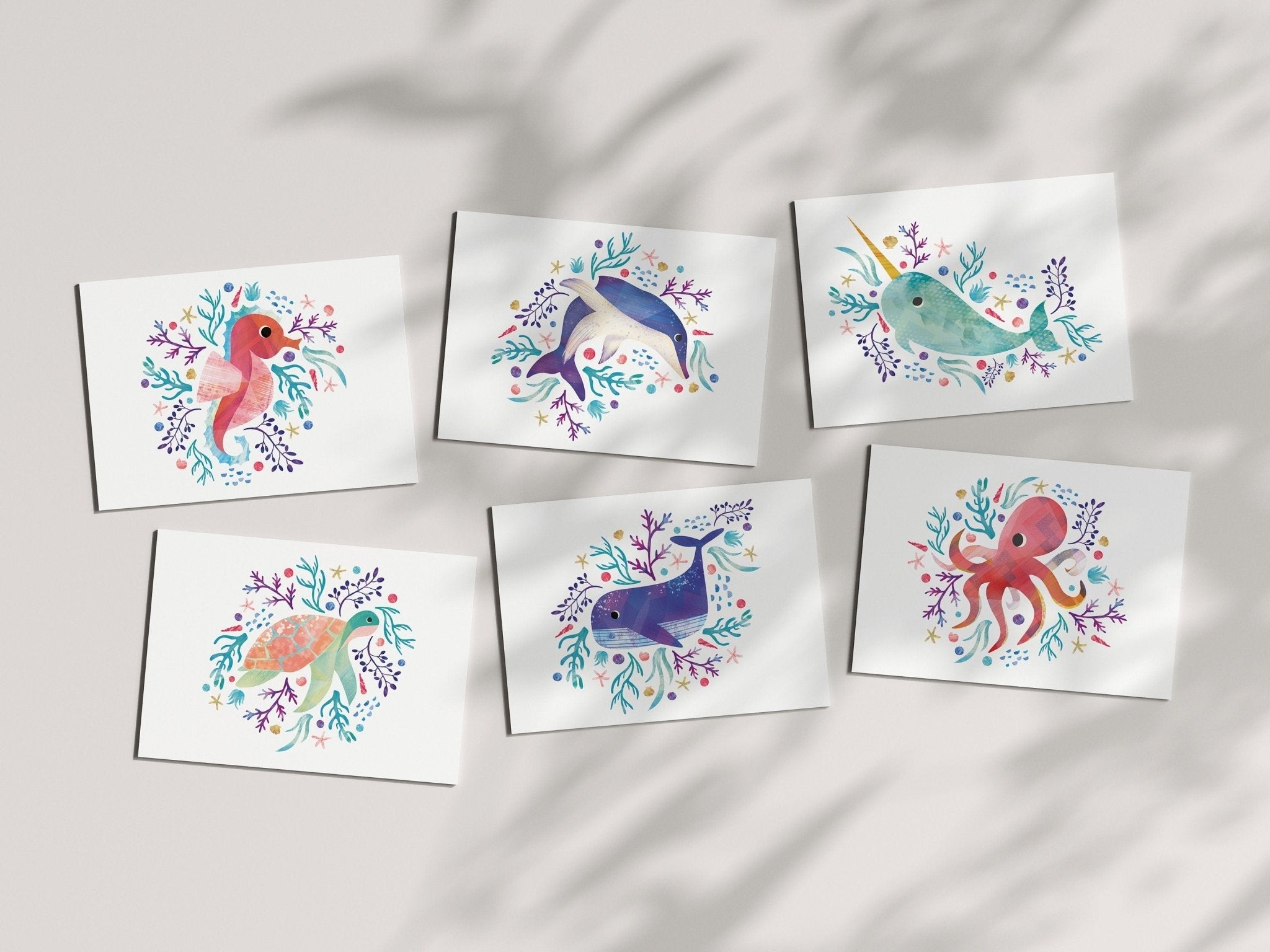 Sea Life Nursery Prints - Dolly and Fred Designs