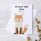 Set of 9 Minimalist Bible Verse Woodland Postcards for Children - Dolly and Fred Designs