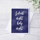 Silent night christmas card - Dolly and Fred Designs