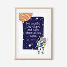 Space Bible Verse Print Set of 3 - Dolly and Fred Designs