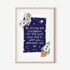 Space Bible Verse Prints, Set of 3 - Dolly and Fred Designs