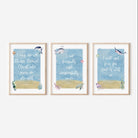 Under the Sea Bible Verse Print Set of 3 - Dolly and Fred Designs