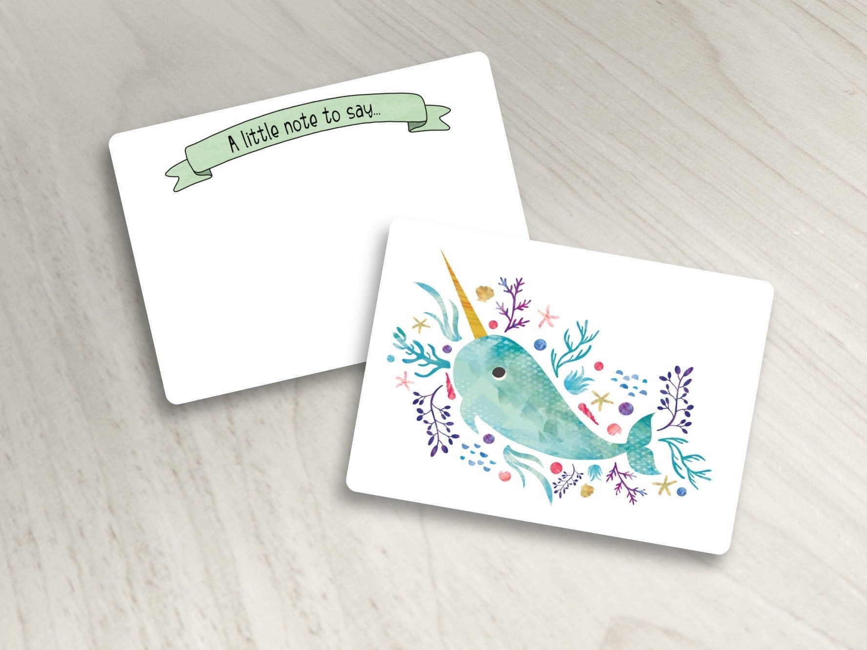 Under the sea postcards - Dolly and Fred Designs