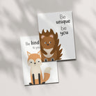 Woodland Animal Affirmation Postcards - Dolly and Fred Designs