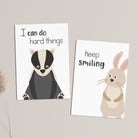 Woodland Animal Affirmation Postcards - Dolly and Fred Designs