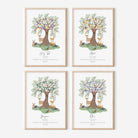 Woodland animal nursery print - Dolly and Fred Designs