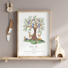 Woodland animal nursery print - Dolly and Fred Designs