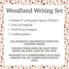 Woodland Animal Writing Set For Children - Dolly and Fred Designs