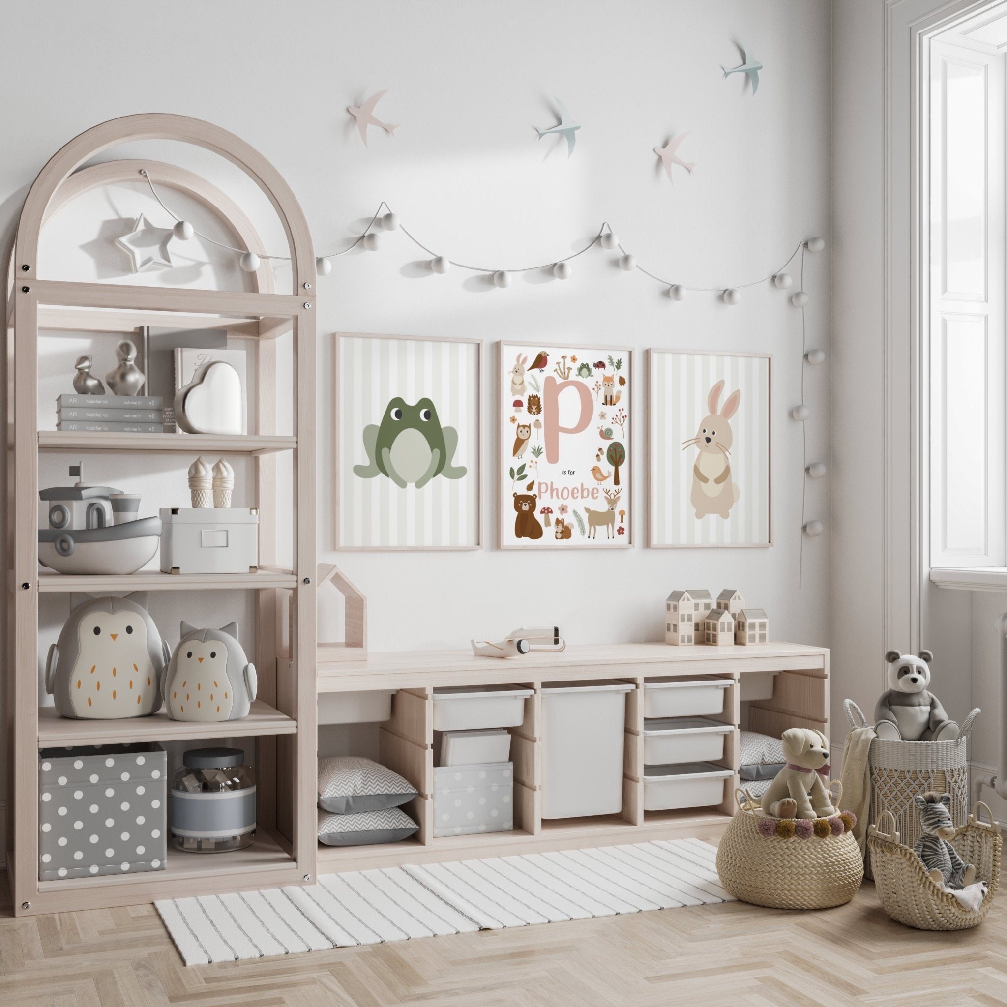 Woodland nursery decor - Dolly and Fred Designs