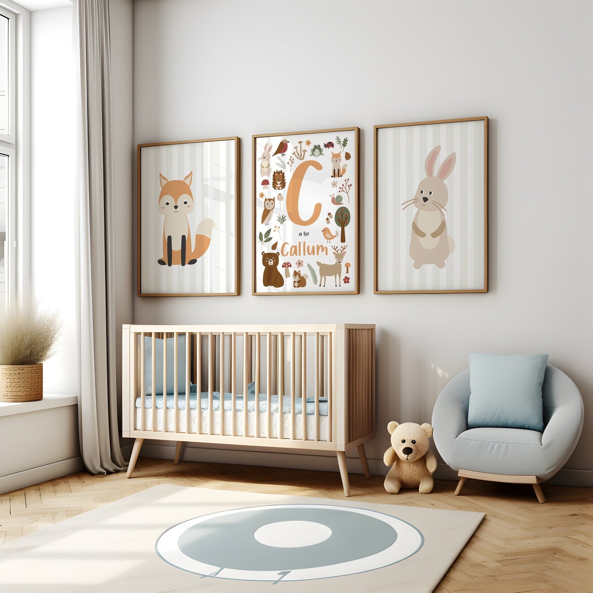 Woodland nursery decor - Dolly and Fred Designs