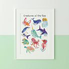 Creatures of the Sea Nursery Print - Dolly and Fred Designs