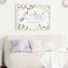 Farm animal themed Nursery Name Print - Dolly and Fred Designs