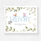 Farm animal themed Nursery Name Print - Dolly and Fred Designs