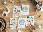 Festive Woodland Christmas Card Pack - Dolly and Fred Designs