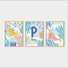 Illustrated Ocean Print Set - Dolly and Fred Designs