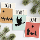 Nativity Christmas Card Set, Pack of 5 A6 Cards - Dolly and Fred Designs