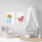 Ocean animal nursery prints - Dolly and Fred Designs