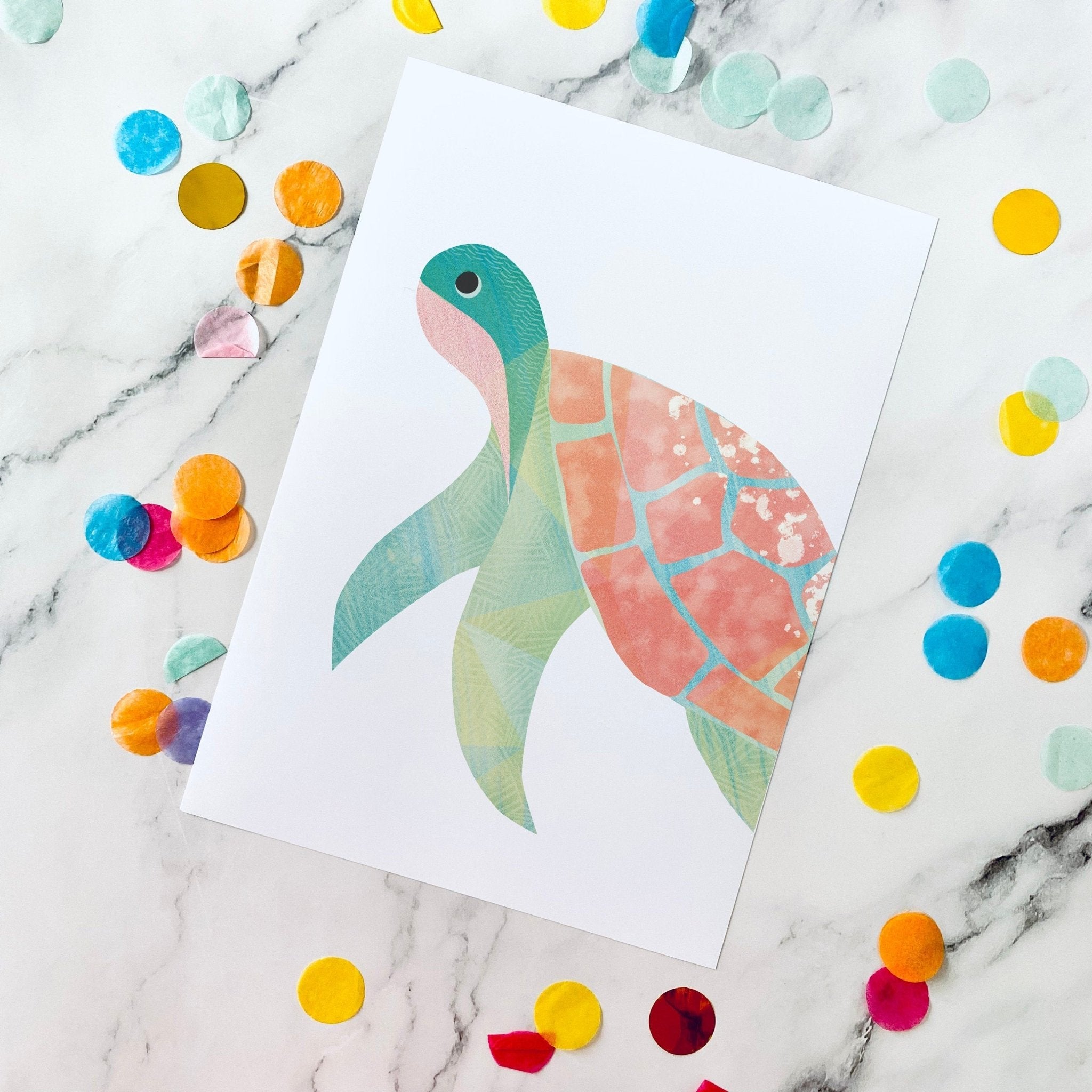 Ocean animal nursery prints - Dolly and Fred Designs